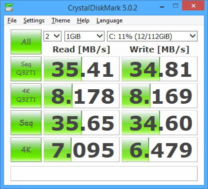Crucial M500 120GB SSD USB2.0
